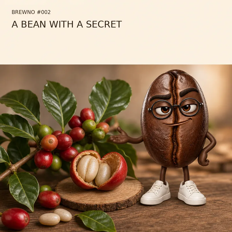 Brewno illustrates: A BEAN WITH A SECRET